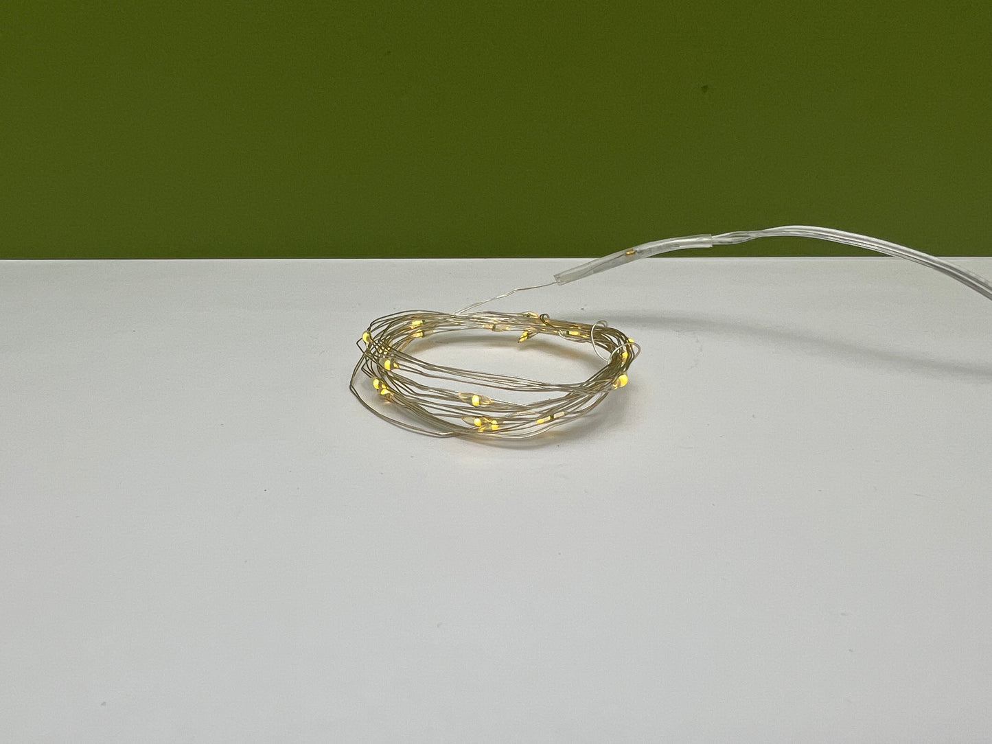 String Lights LED Soft White 20 Lights 6 foot Strand