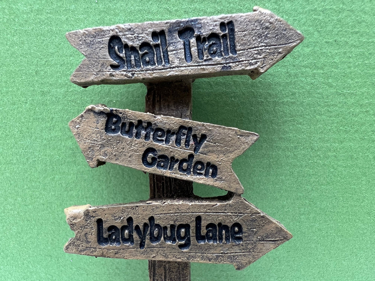 "Ladybug, Snail, Butterfly" Sign