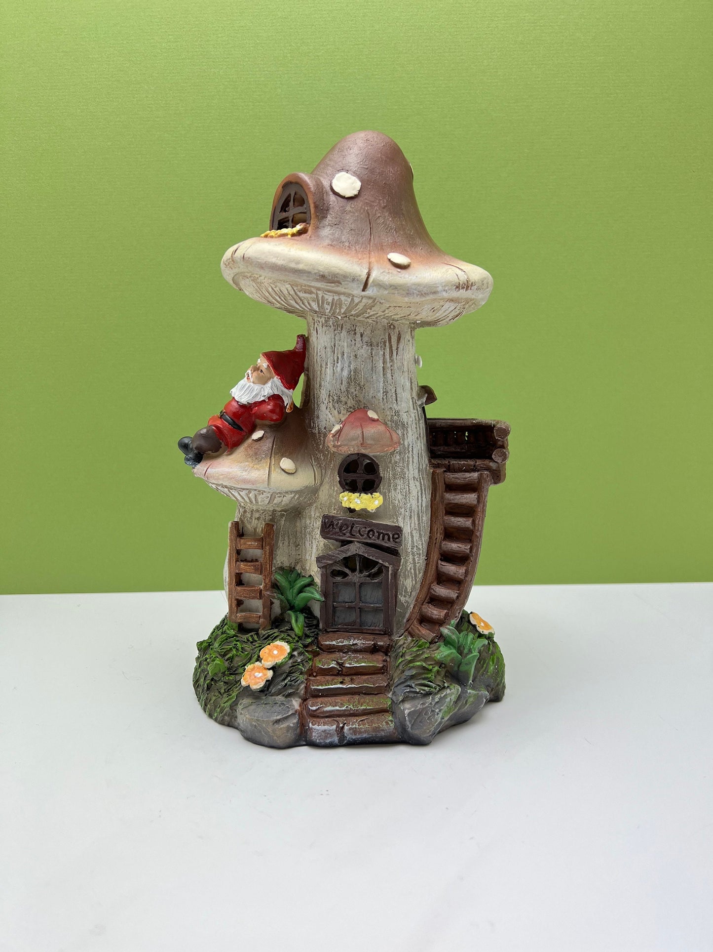 Solar LED Mushroom House