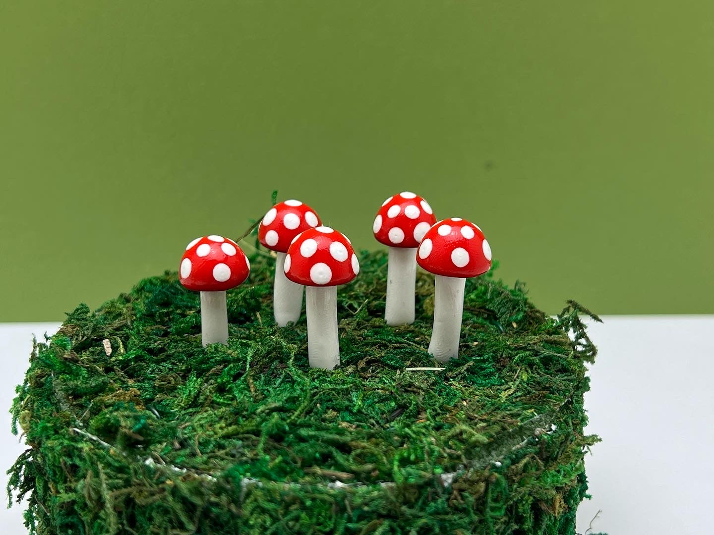 Ball Mushroom Picks - Red