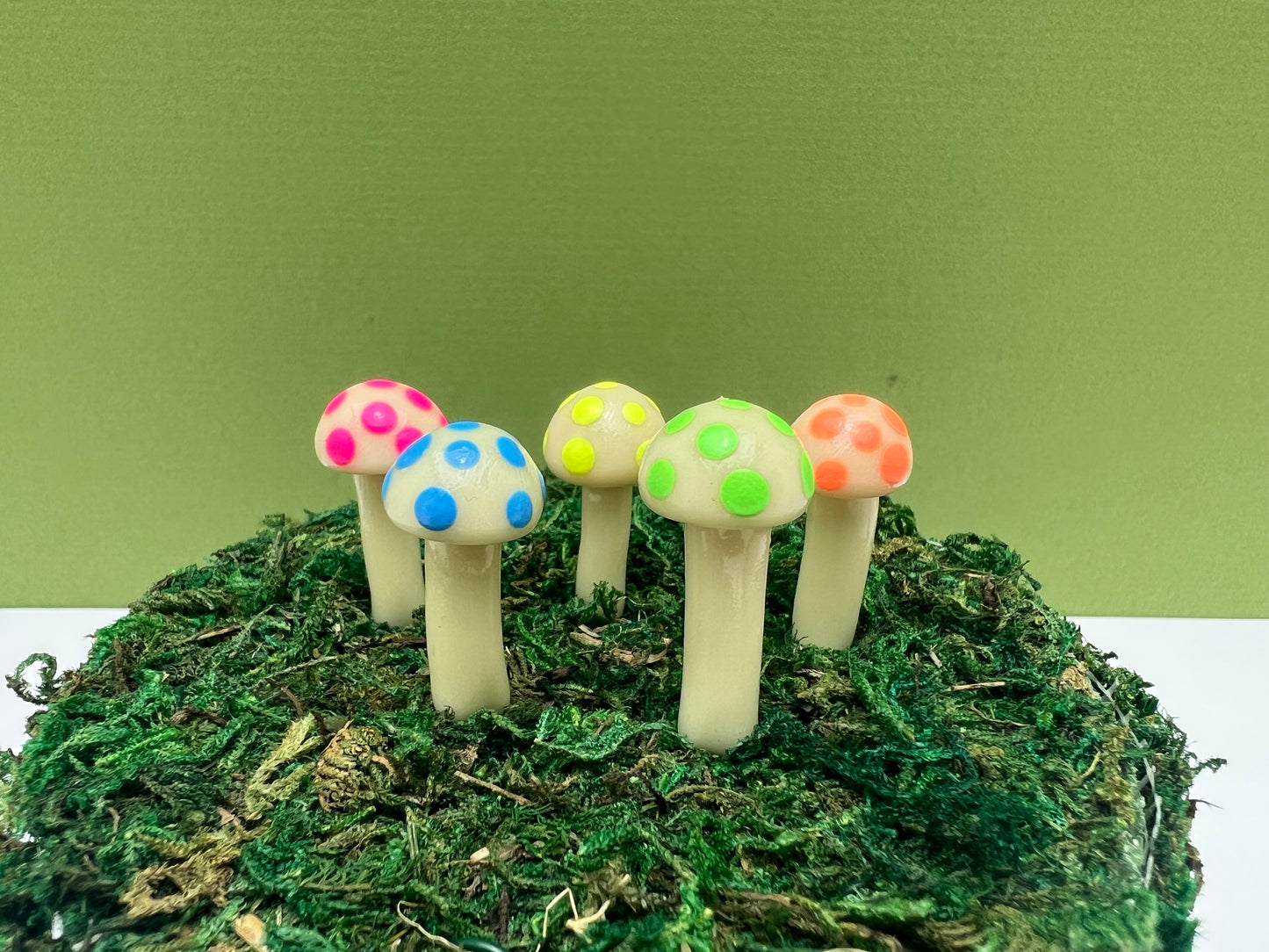 Ball Mushroom Picks - Glow in the Dark