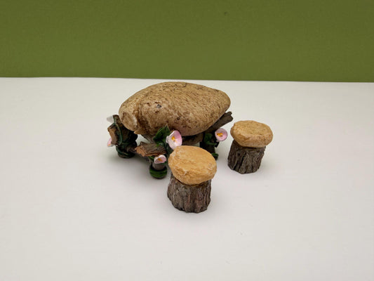 Stone Table and Chair Set