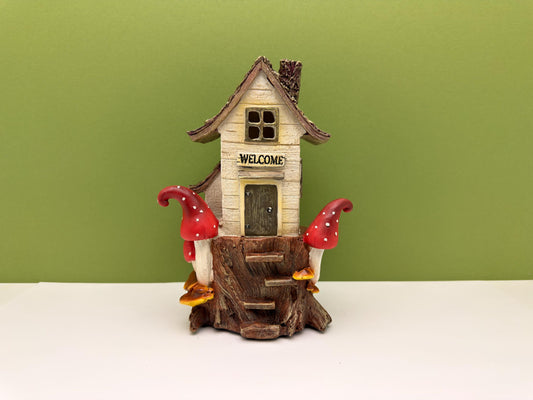 LED Toadstool Mushroom House