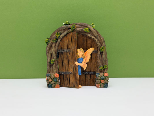 Peeking Fairy in Door