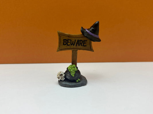 Beware Sign Halloween