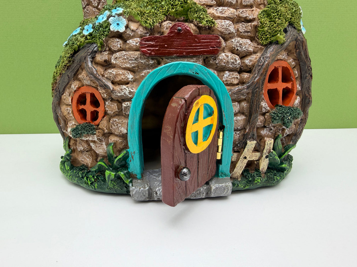 Cottage House with Moss Roof