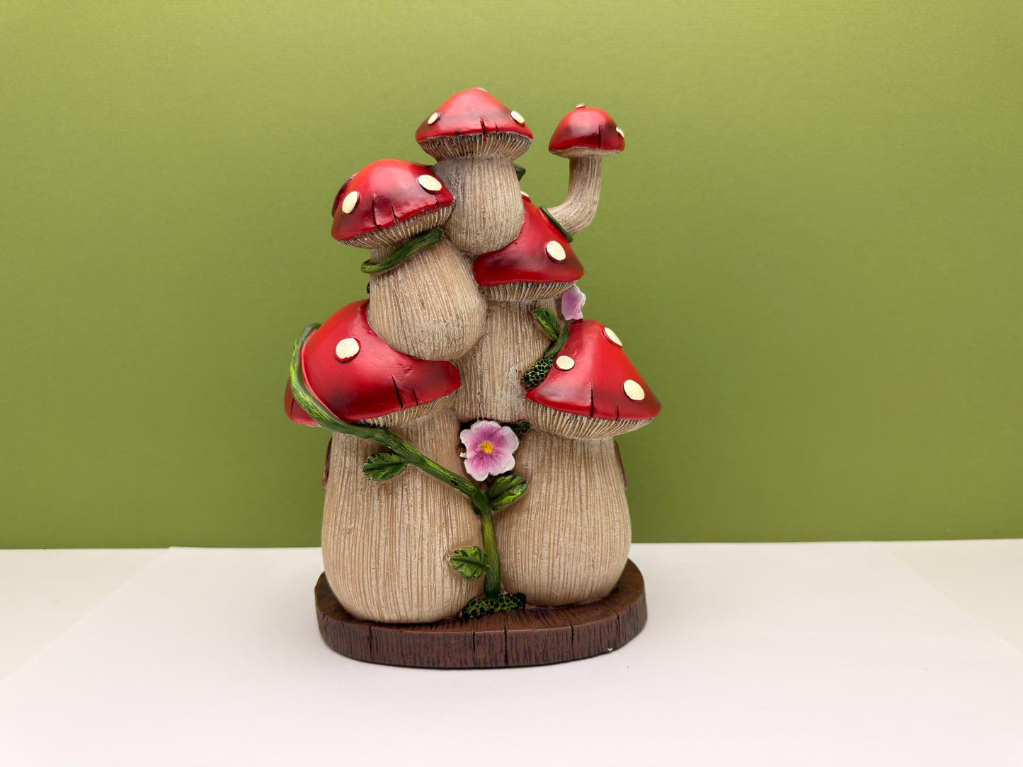LED Toad Stool Mushroom Cluster House