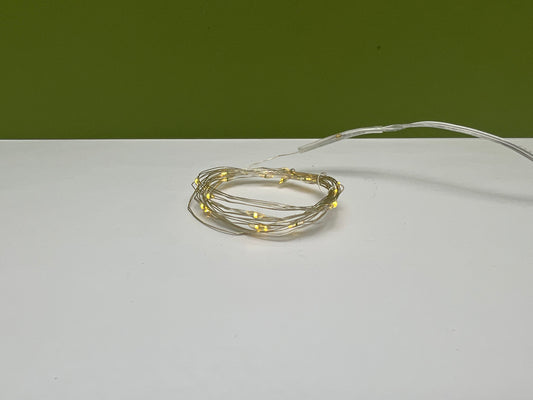 String Lights LED Soft White 20 Lights 6 foot Strand