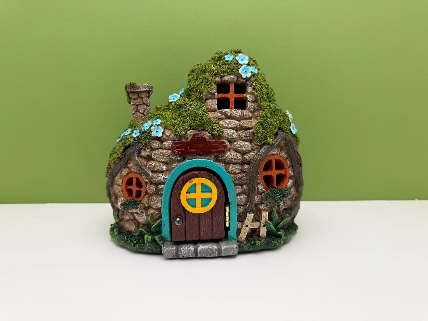Cottage House with Moss Roof