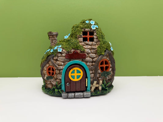 Cottage House with Moss Roof