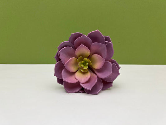 Fairy Garden Miniature Faux Echeveria Succulent Pick - Periwinkle