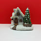 Christmas Resin LED House with Christmas Tree
