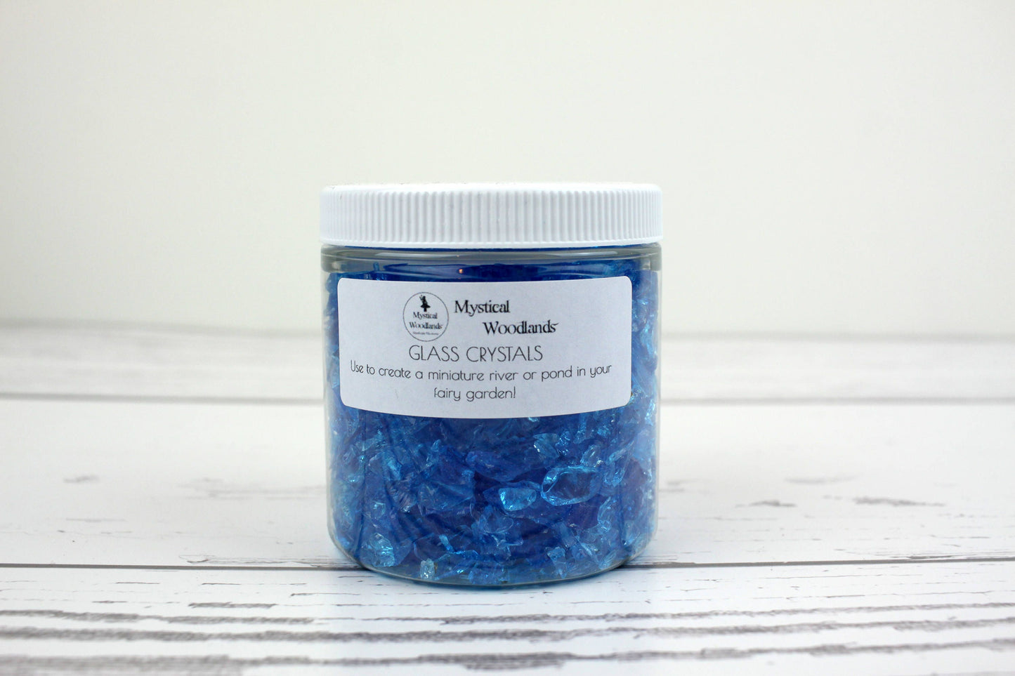 Blue Faux River Glass Crystals