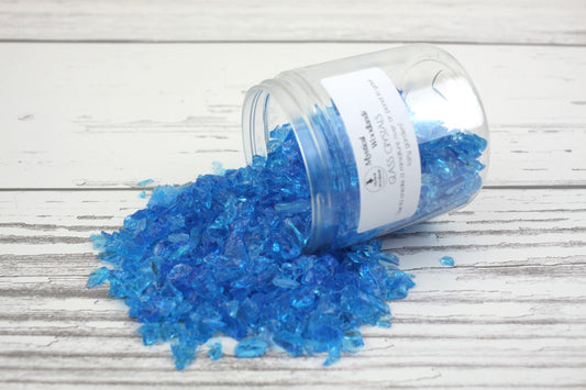 Blue Faux River Glass Crystals