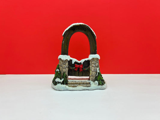 Christmas Resin Welcome Arch