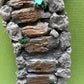 Pathway - Wood and Stone with Flower Accents