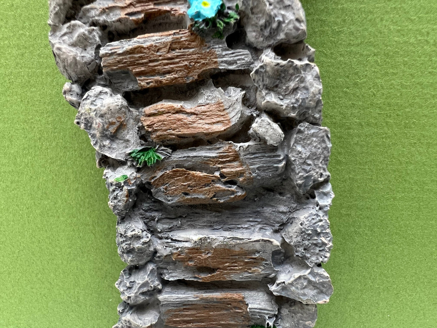 Pathway - Wood and Stone with Flower Accents
