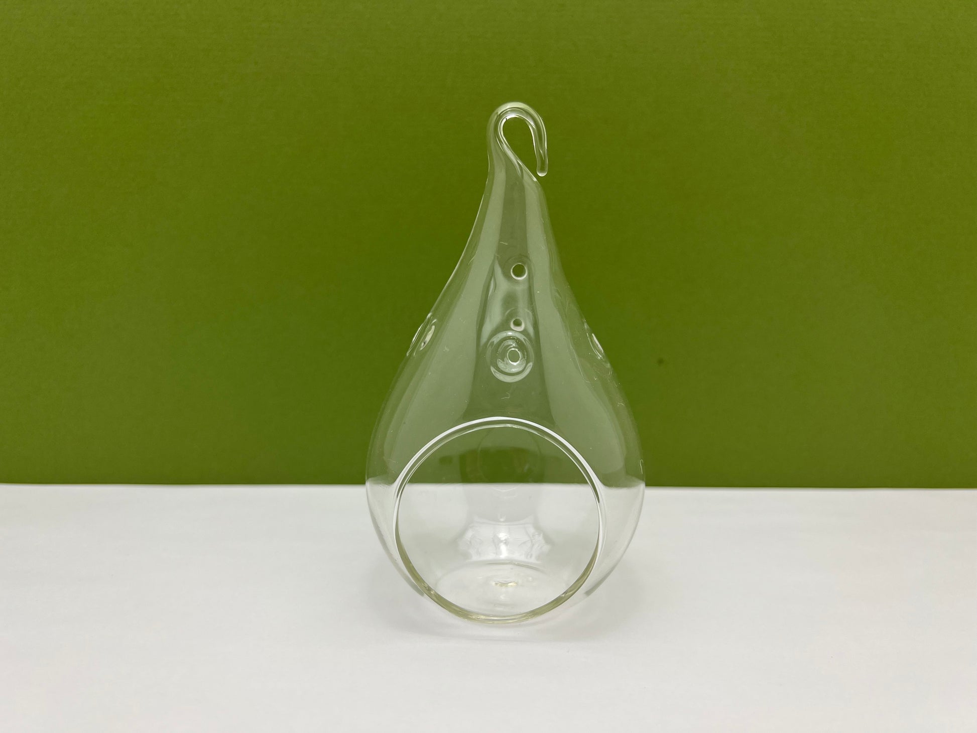 hanging glass planter with rope 7.5 inch Glass Teardrop with Rope Hanging Terrarium Planter – Mystical Woodlands