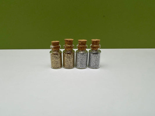 Bottles of Fairy Dust Silver/Gold - Set of 4