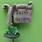 "Fairy Garden" Sign on stem