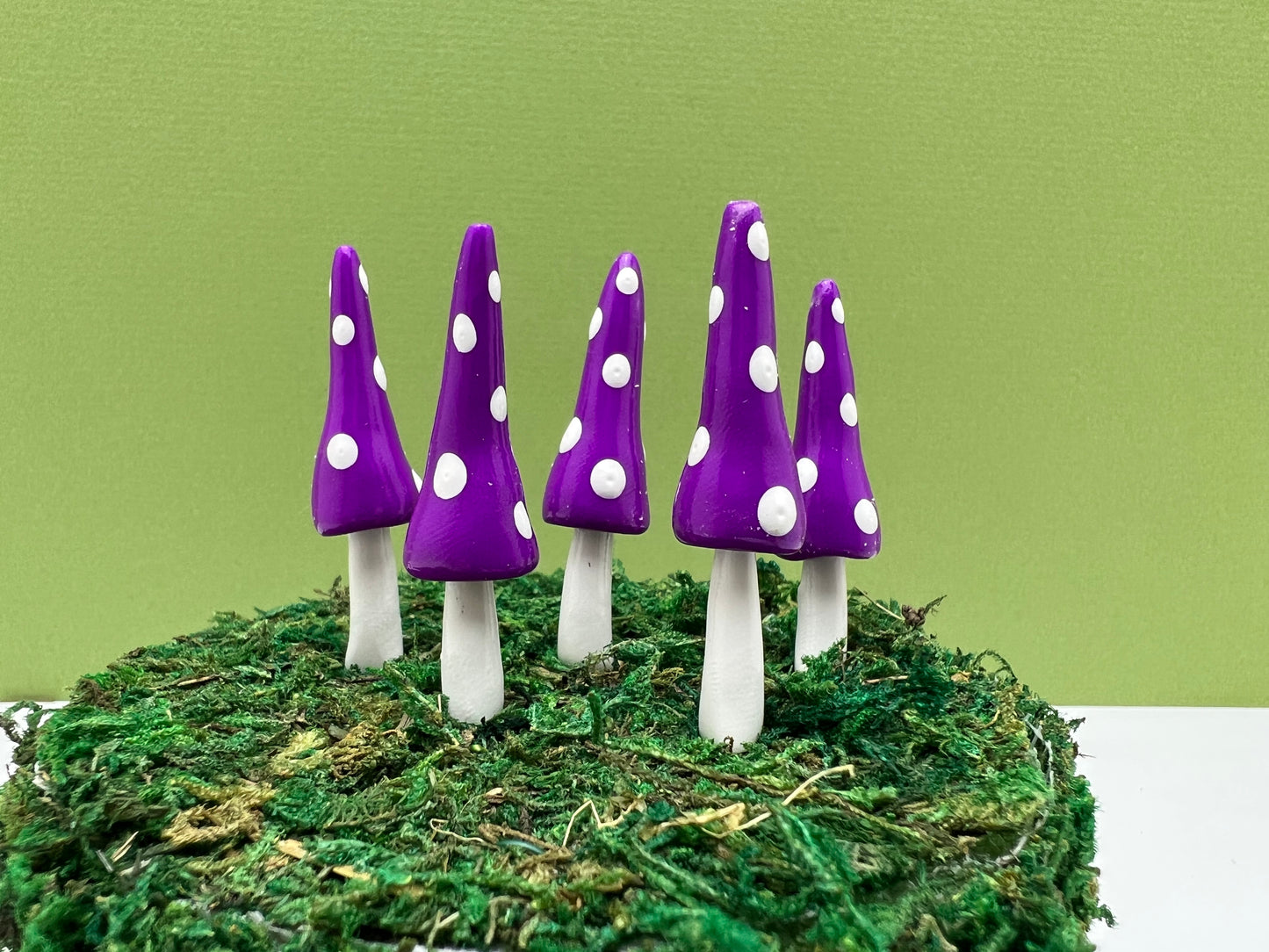 Gnome Mushroom Picks - Violet