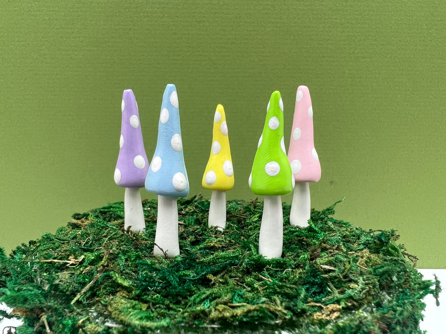 Gnome Mushroom Picks - Spring Mix